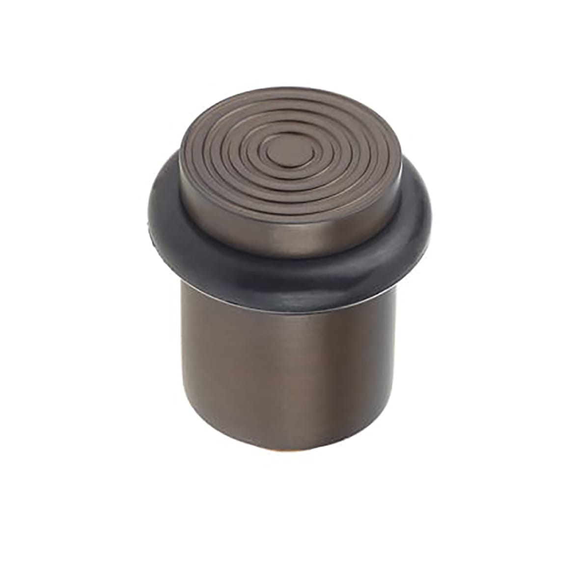 Reeded Floor Door Stop - 40 x 38mm - Dark Bronze