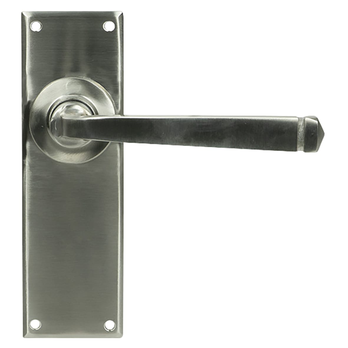 Satin Stainless Steel Latch Door Handles - Avon Range - 152 x 48mm