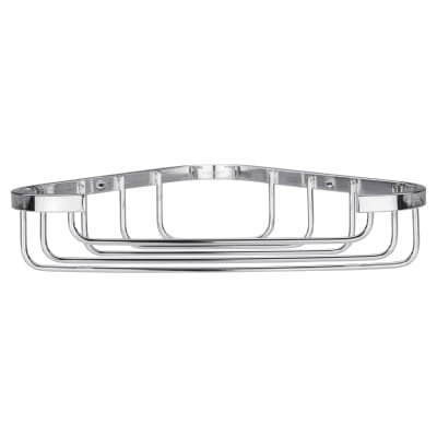 Wirework Small Corner Shower Soap Dish Basket - 40 x 195 x 120mm - Stainless Steel