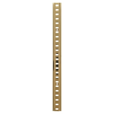 Raised Bookcase Strip - 1829 x 24mm - Electro Brass Plated