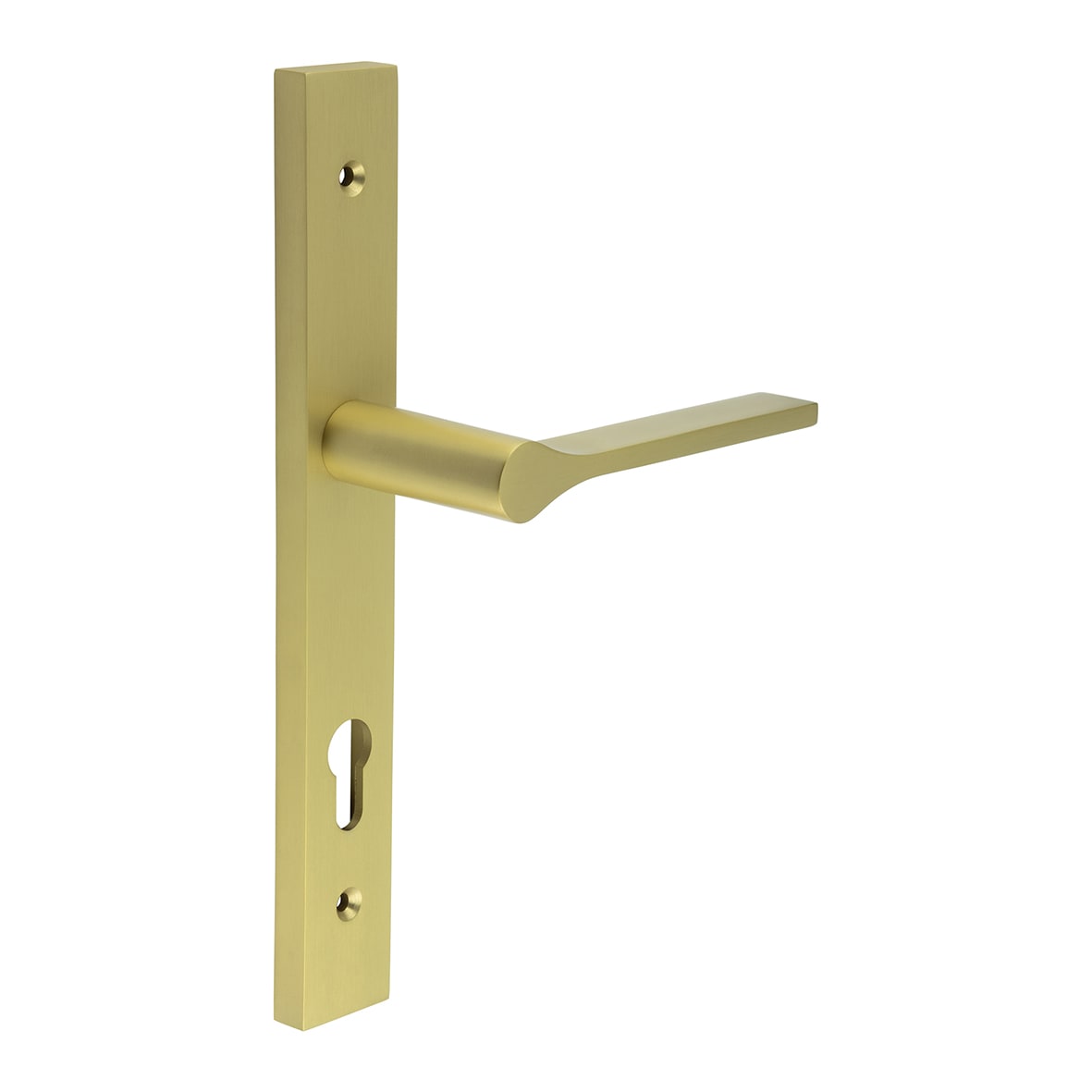 Satin Brass uPVC Multipoint Door Handles - 92mm c/c - CR-105 Range