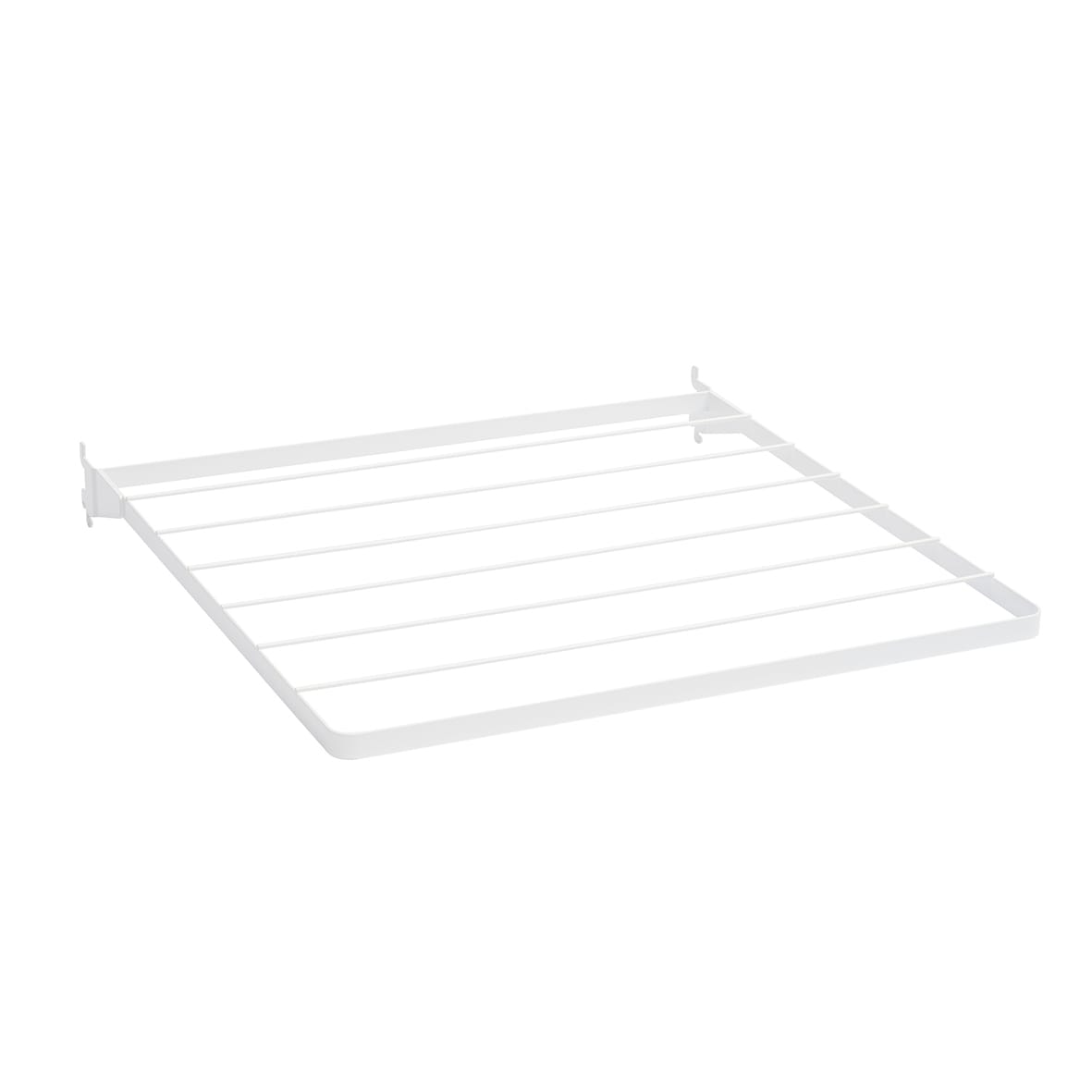 Top Track System - Click In Folding Drying Rack - 640 x 603 x 25mm - White