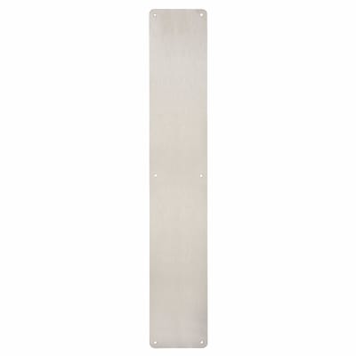 Stainless Steel Plain Finger Plate - 600 x 100 x 1.5mm - Satin