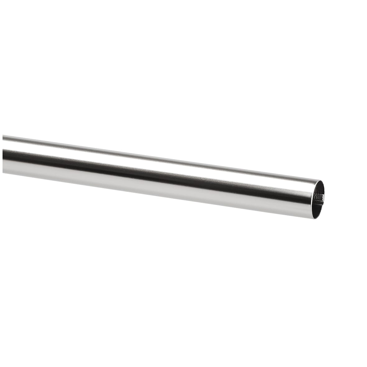 Top Track System - Click In Clothes Hanging Rail - 1245mm Length - Chrome