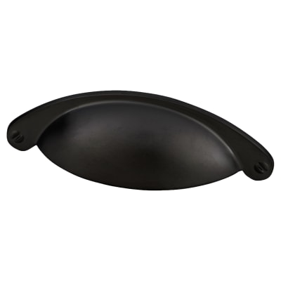 Chest Drawer Cabinet Cup Handle - 64mm Centres - Matt Black