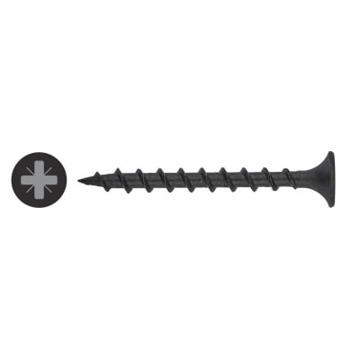 Coarse Thread Drywall Screws - 3.5 x 32mm - Black Phosphate - Pack of 1000