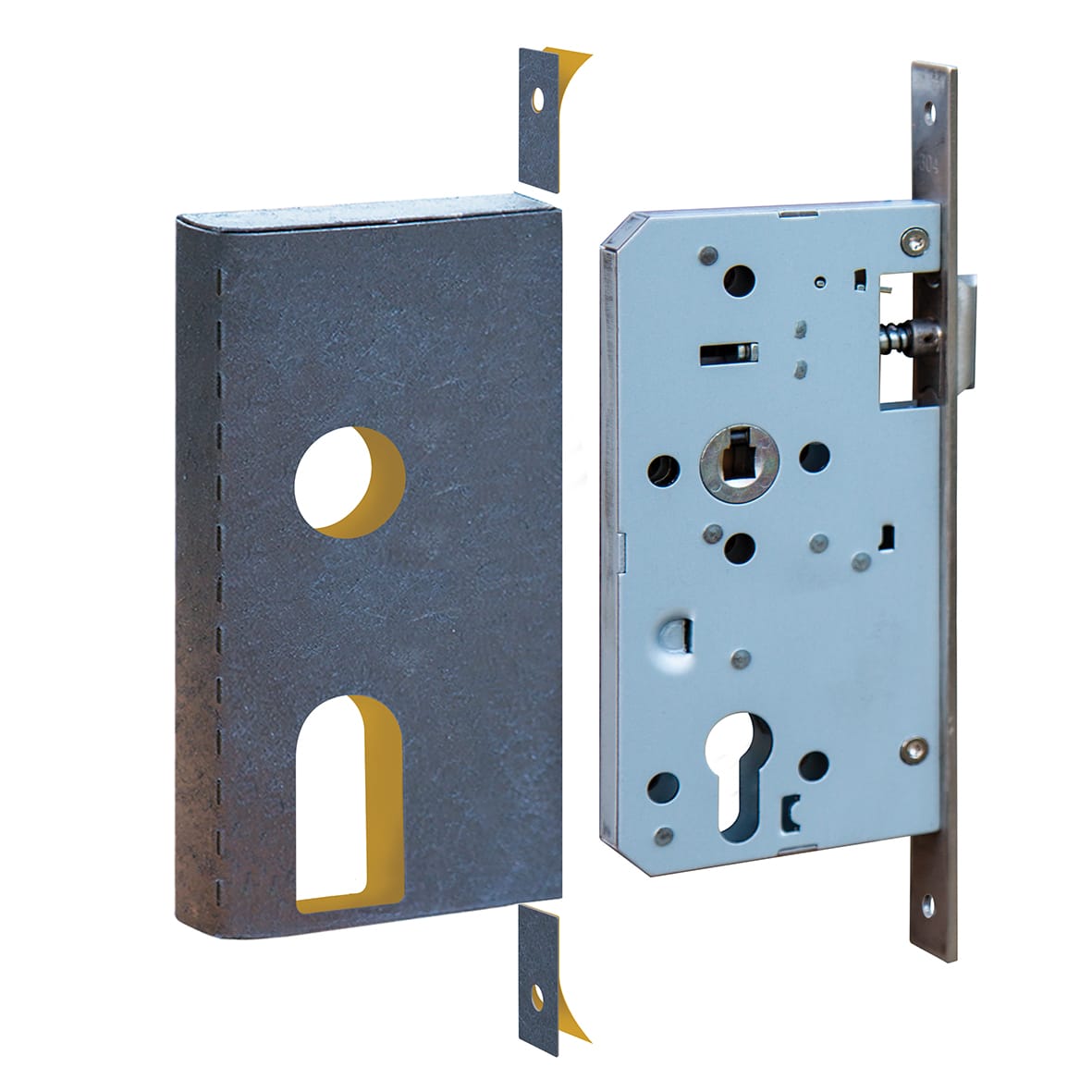 Universal Intumescent Kit for DIN Locks - & - 55-60mm Backset