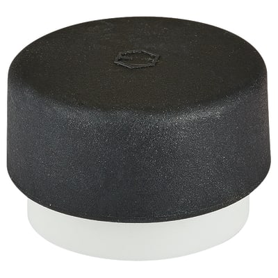 Nylon Floor/Wall Mounted Door Stop - 32 x 20mm - Diamond White