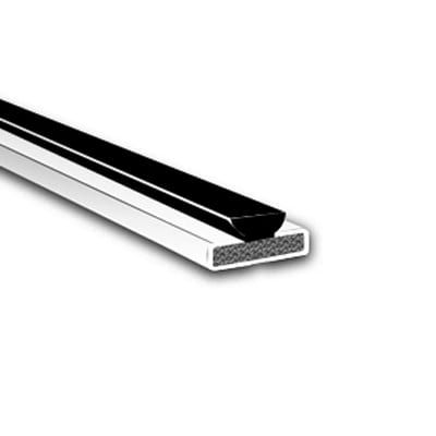 Fire & Smoke Intumescent Strip - - 20 x 4 x 2100mm with Brush - White - Pack of 35