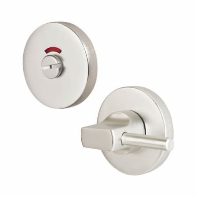 Disabled Bathroom Turn & Release - 53 x 68 x 36mm - Satin Aluminium