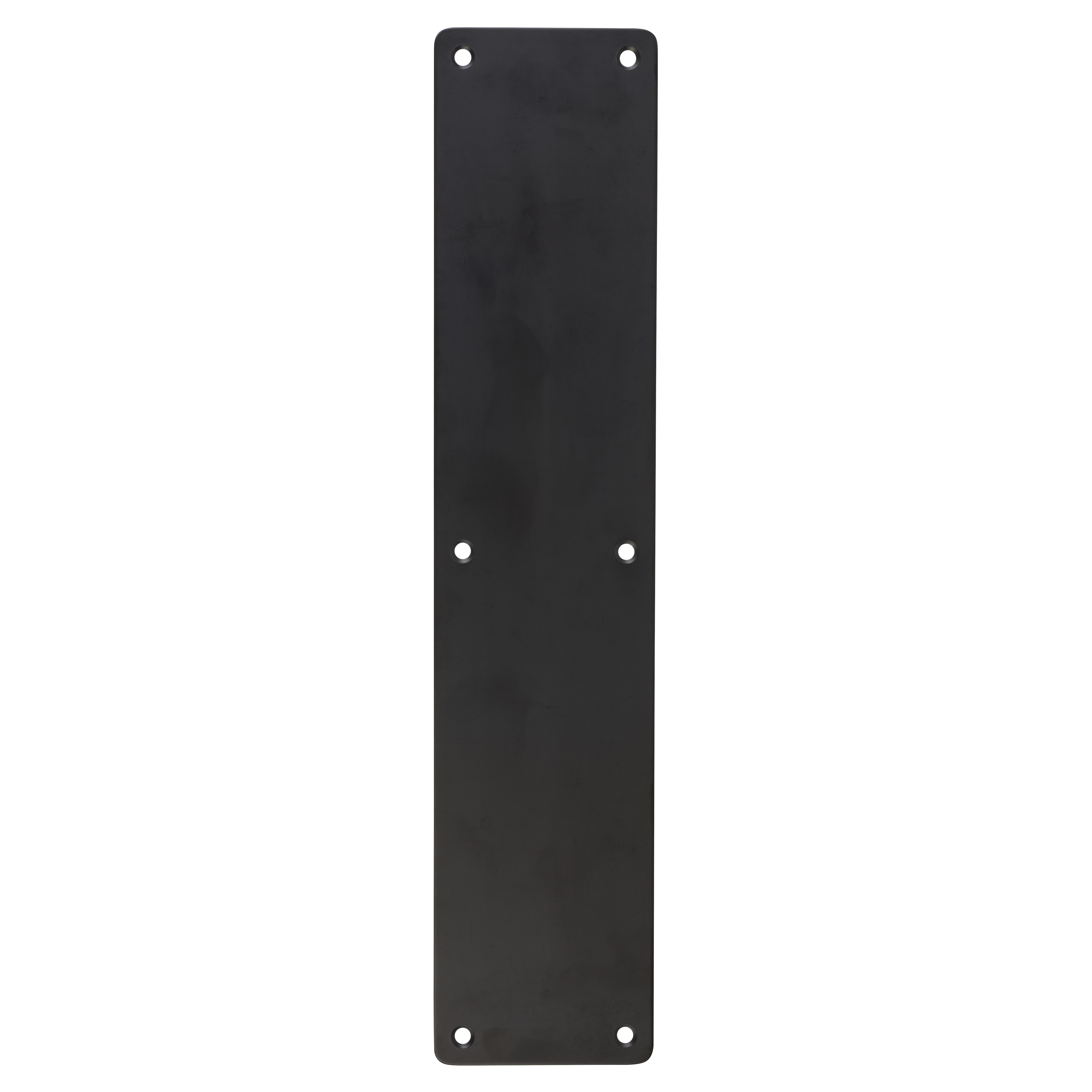 Stainless Steel Plain Finger Plate - 300 x 75 x 1.5mm - Matt Black