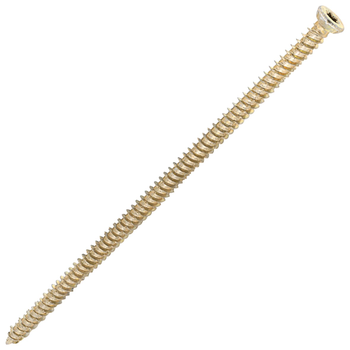 Concrete Screw - Countersunk - Yellow Zinc - 7.5 x 180mm - Pack of 100