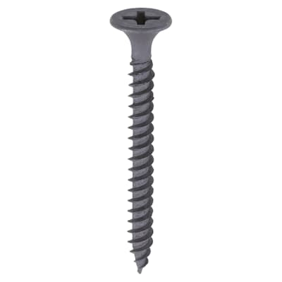 Fine Thread Bugle Head Drywall Screws - 3.5 x 38mm - Dark Grey Phosphate - Pack of 1000