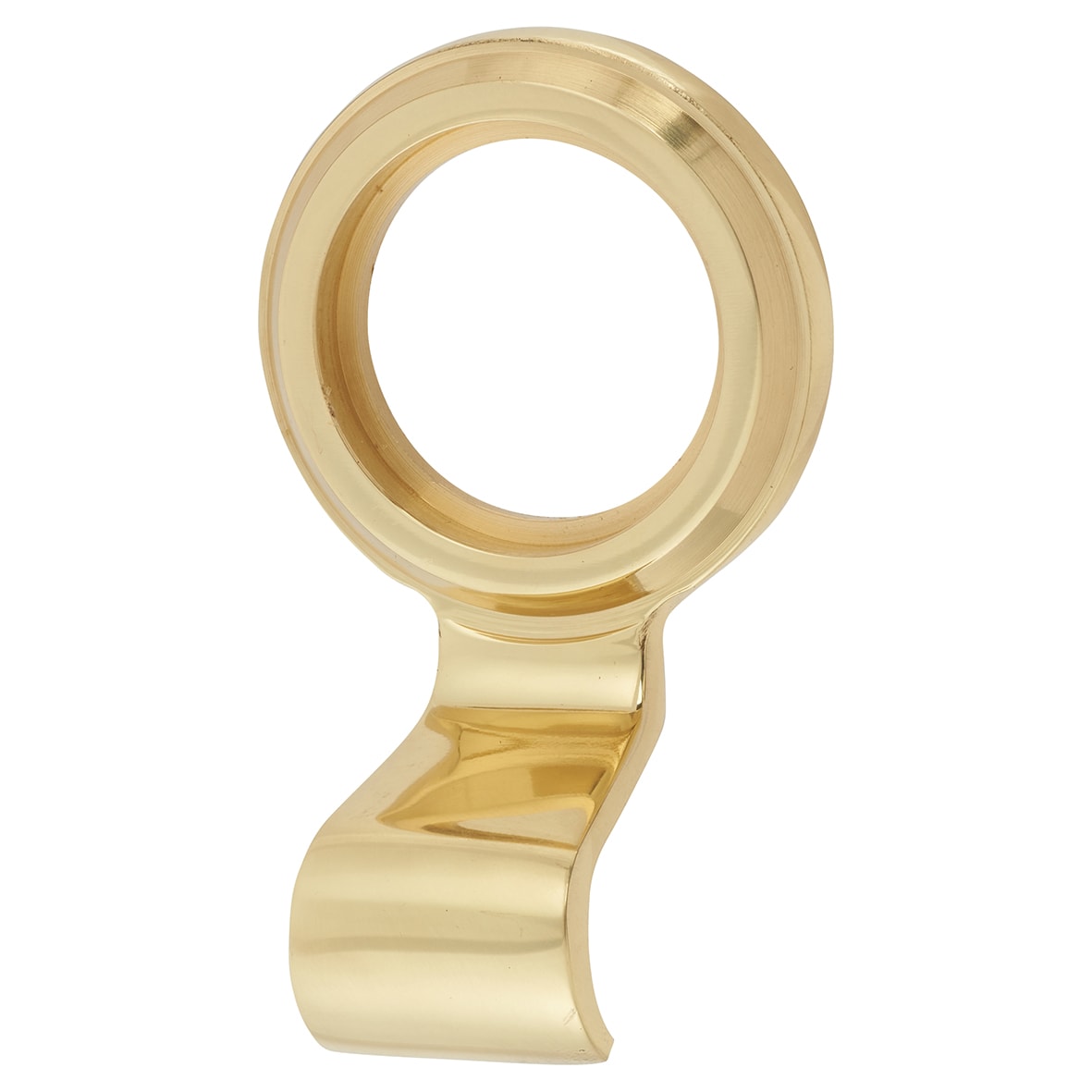 Polished Brass Architectural Quality Rim Cylinder Pull - 79 x 47mm