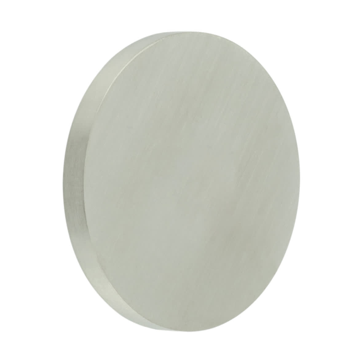 Escutcheon - 54mm Diameter - Blank - Satin Stainless Steel