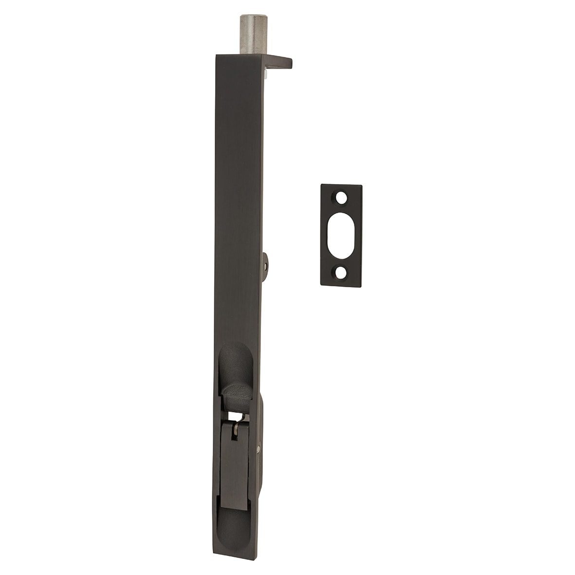 Lever Action Flush Bolt - 200 x 20mm - Fire Rated - Square - Dark Bronze
