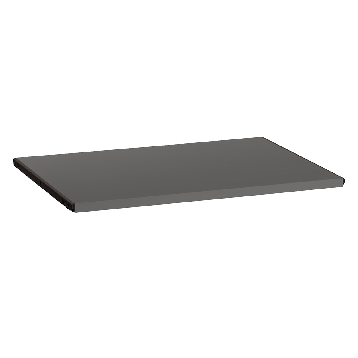 Top Track System - Click In Edged Melamine Board/Shelf - 605 x 424 x 20mm - Graphite
