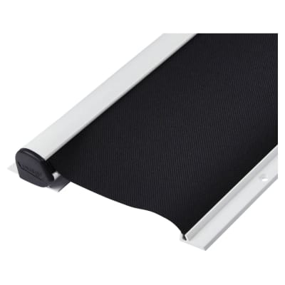 Roller Finger Guard With Black Fire Retardant Fabric - 1925mm Length - White