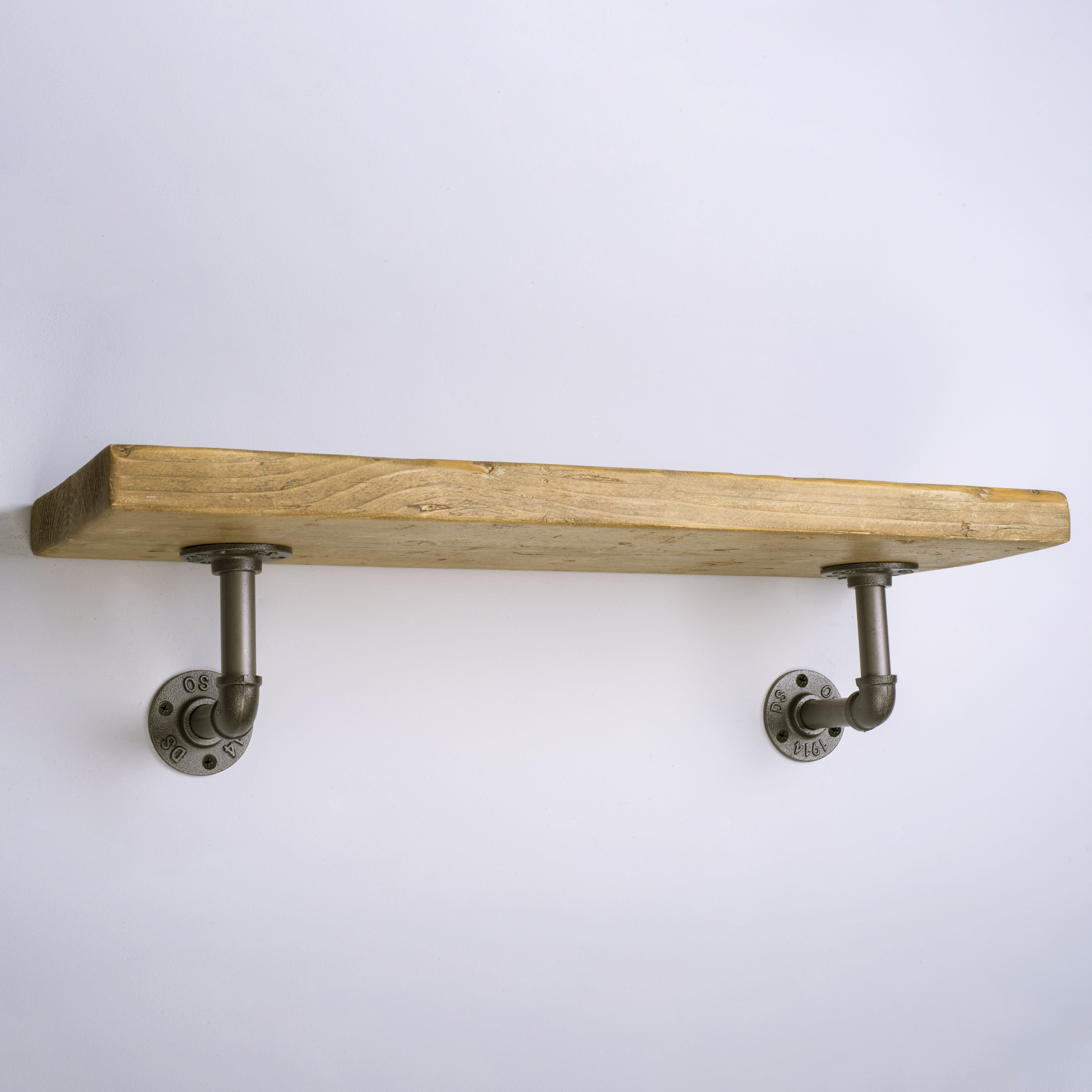 3/4" Pipe Shelf Bracket Kit - Grey - Pack of 2
