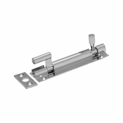 Polished Chrome Necked Barrel Bolt - 100 x 32mm