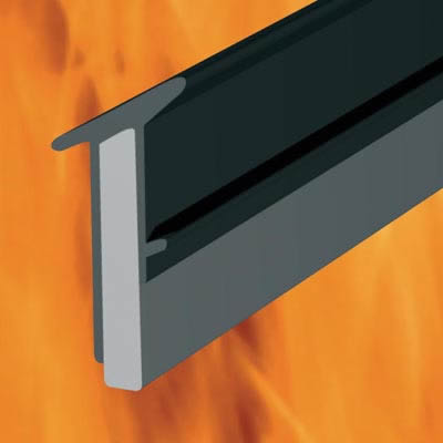 TF130BK Intumescent Glazing Gasket - FD30 - 100m Length - Black