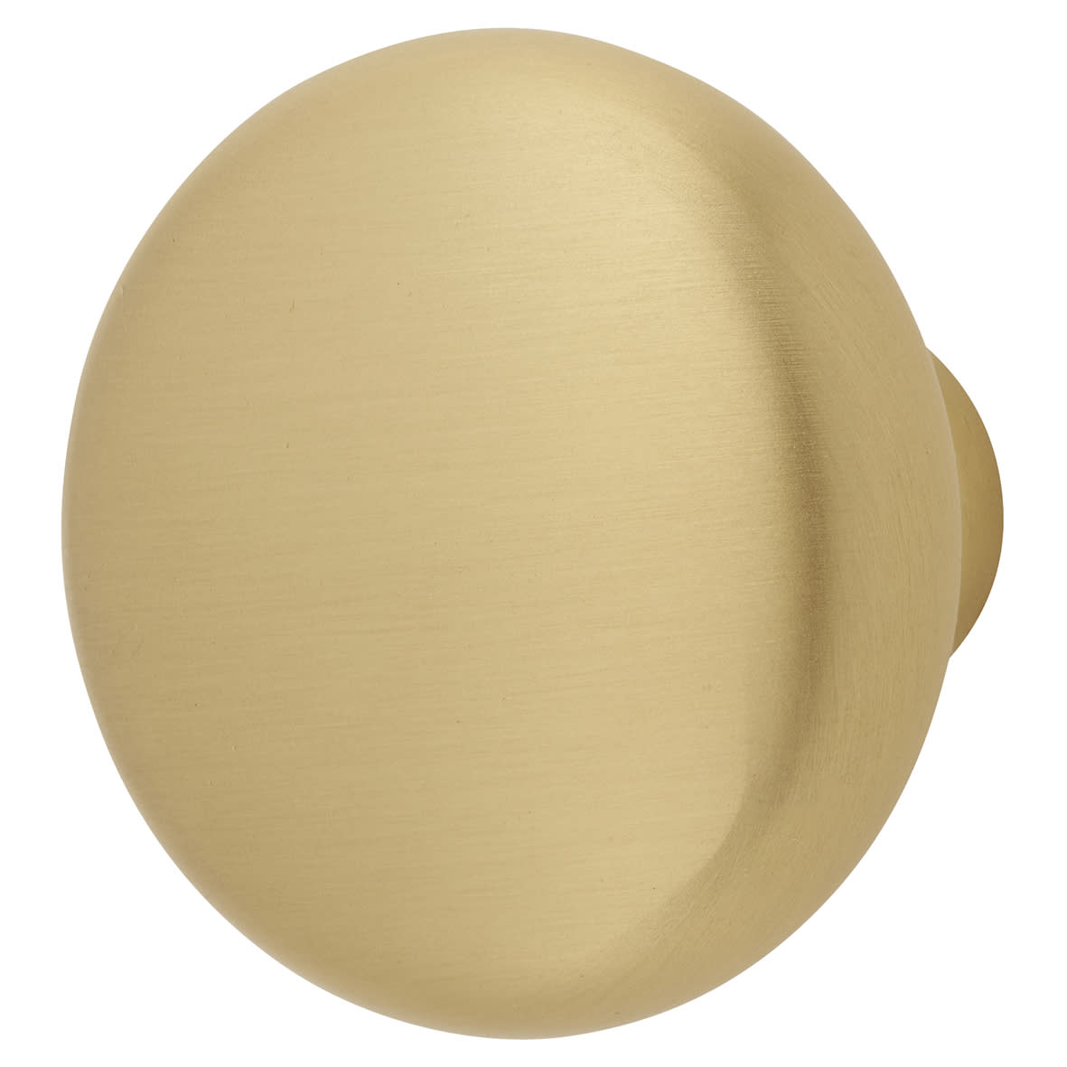 Wade Round Cabinet Knob - 38mm Diameter - Satin Brass