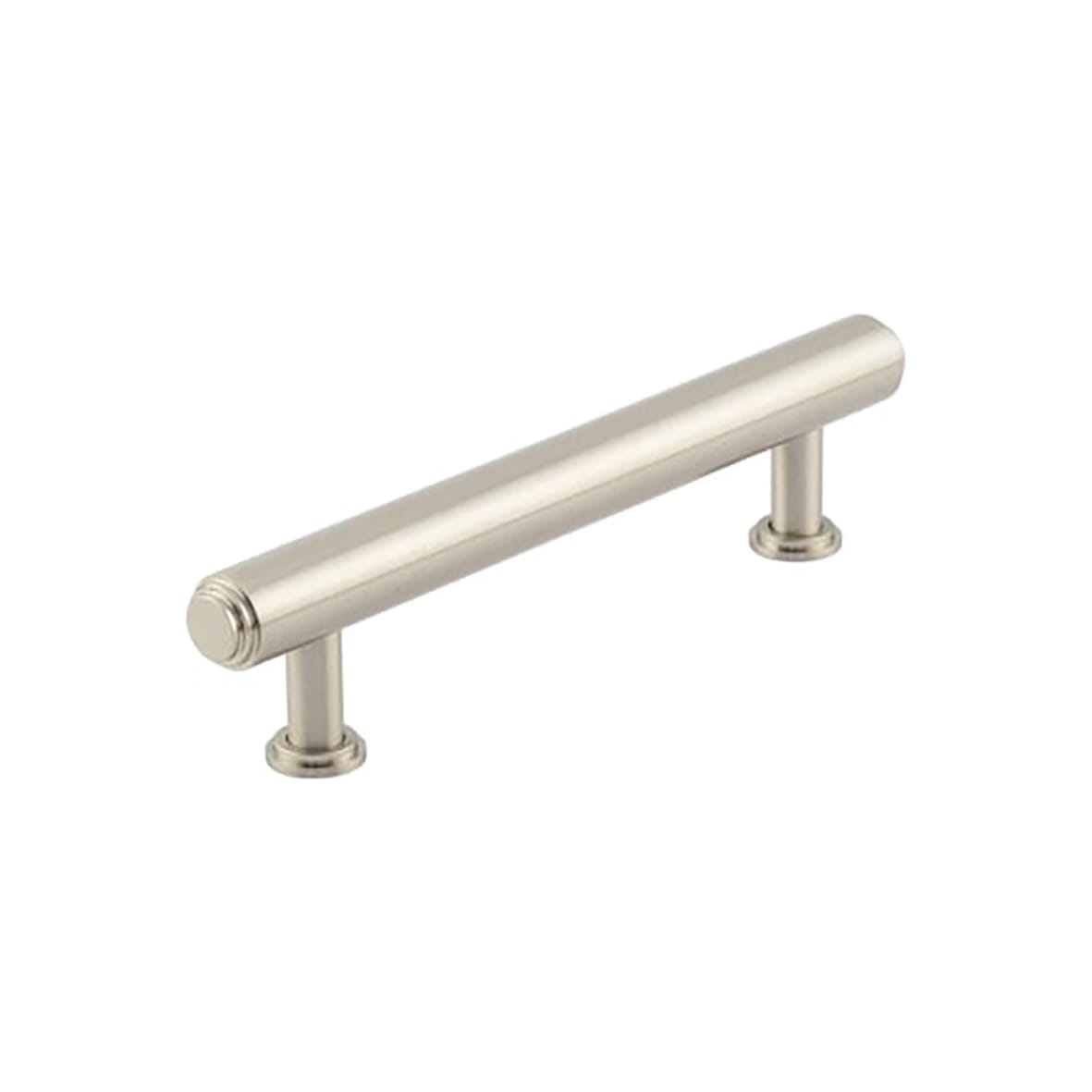 Belgrave 18mm Stepped T-Bar Cabinet Pull Handle - 128mm c/c - Satin Nickel