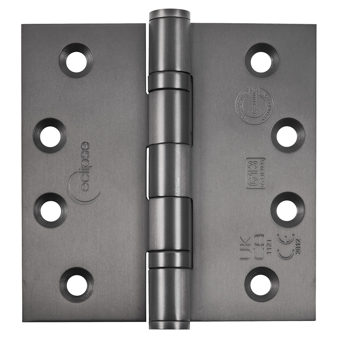 Ball Bearing Grade 13 Butt Fire Door Hinge - 102 x 102 x 3mm - Dark Bronze - Pair