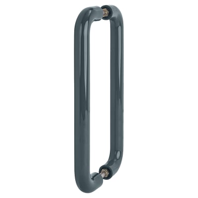 Anthracite Grey Nylon D-Bar Door Pull Handles - Back to Back - 600mm c/c