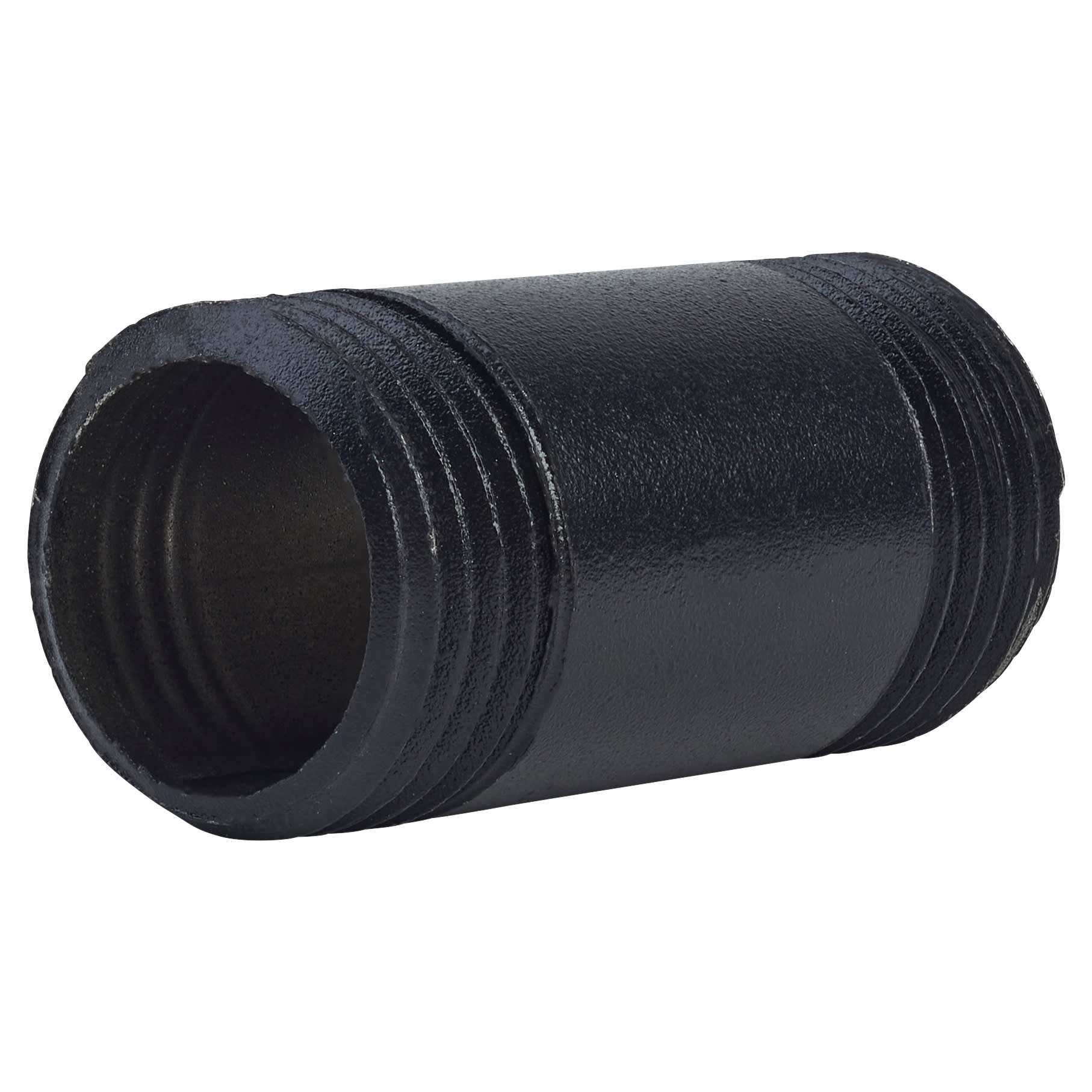 1/2" Pipe Shelving Iron Threaded Pipe - 1.5"/38mm Length - Black