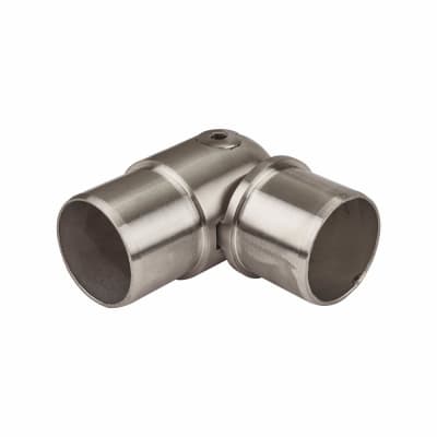 Adjustable Elbow Connector - 316 Brushed Satin Stainless Steel