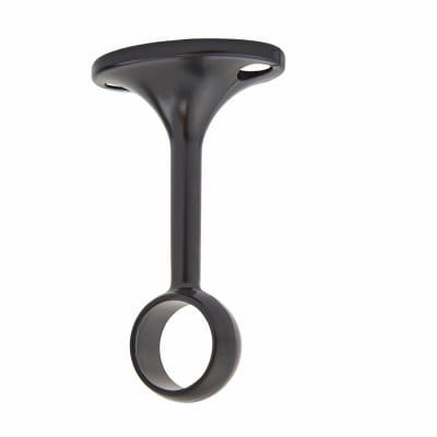 19mm Hanging Rail Centre Bracket - Black
