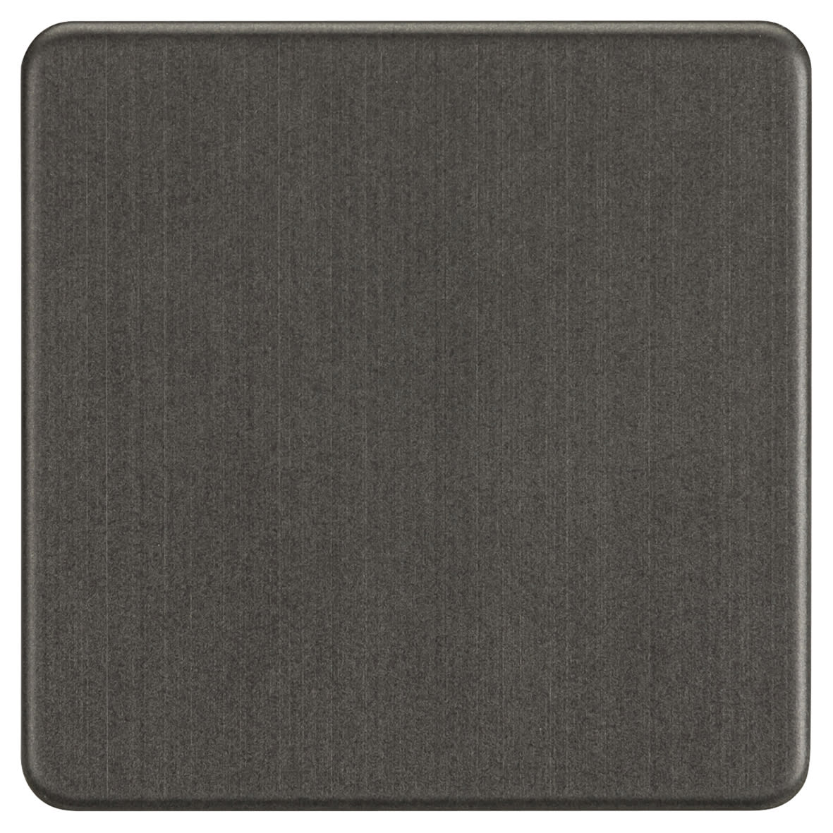 1 Gang Blank Plate - Smoked Bronze