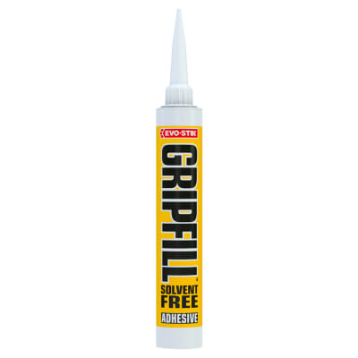 Yellow Gripfill Grab Adhesive - Solvent Free - 350ml - White