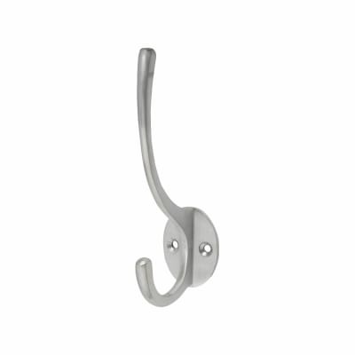 Marcus Victorian Light Duty Single Hat & Coat Hook - 125 x 51mm - Satin Chrome