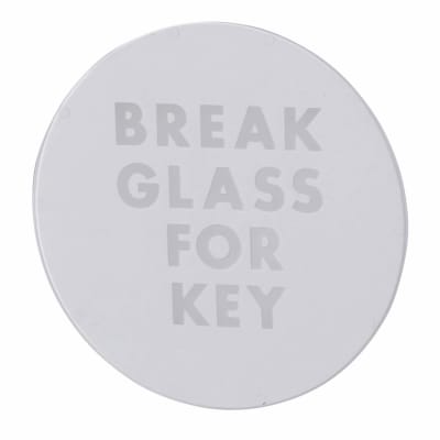 Replacement Glass - Break Glass for Key - Round - Pack of 5