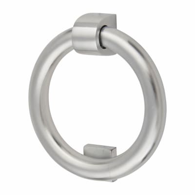 Marcus Ring Door Knocker - Satin Chrome - 107 x 77mm