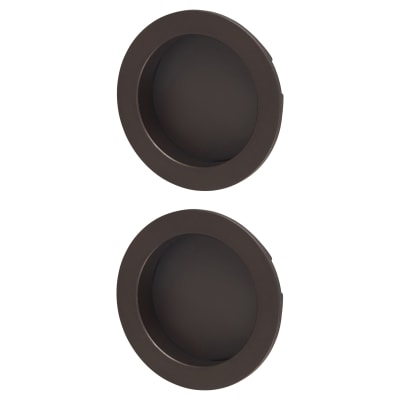 Marcus Round Flush Pull Handles - Matt Bronze
