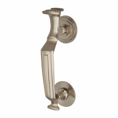 Doctor Door Knocker - Satin Nickel - 202 x 55mm