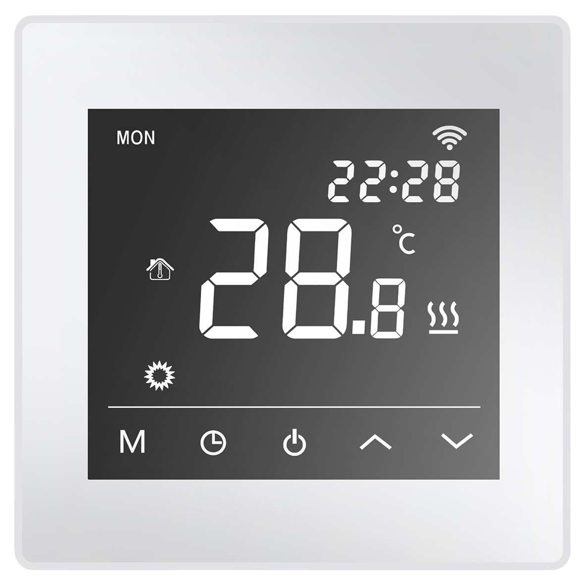 HMH200W App Controlled Thermostat for Electric Underfloor Heating - White