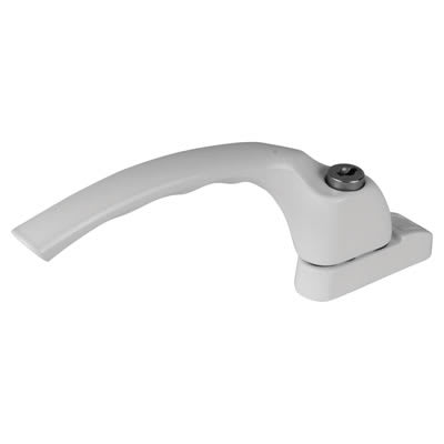 uPVC/Timber Espagnolette Locking Multipoint Window Handle - Left Hand - White