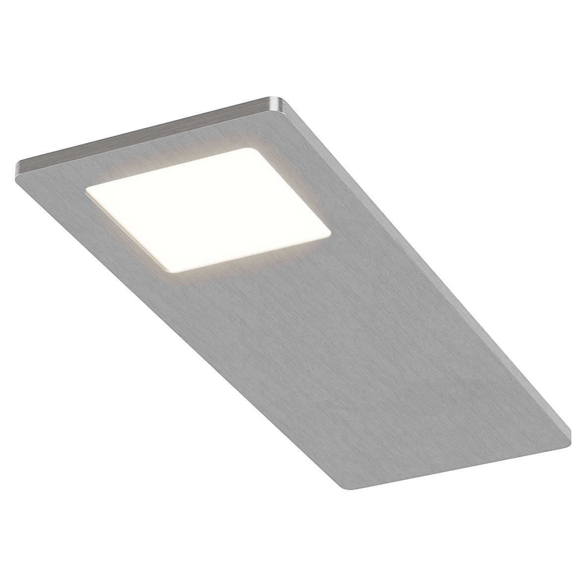 Velos 4.8W LED Rectangle Cabinet Downlight - 4000K Natural White - Aluminium