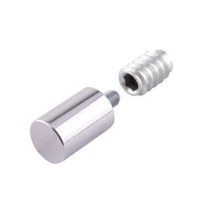Bramah Rola Removable Egress Sash Window Stop - Polished Chrome - 2 Body + 4 Inserts