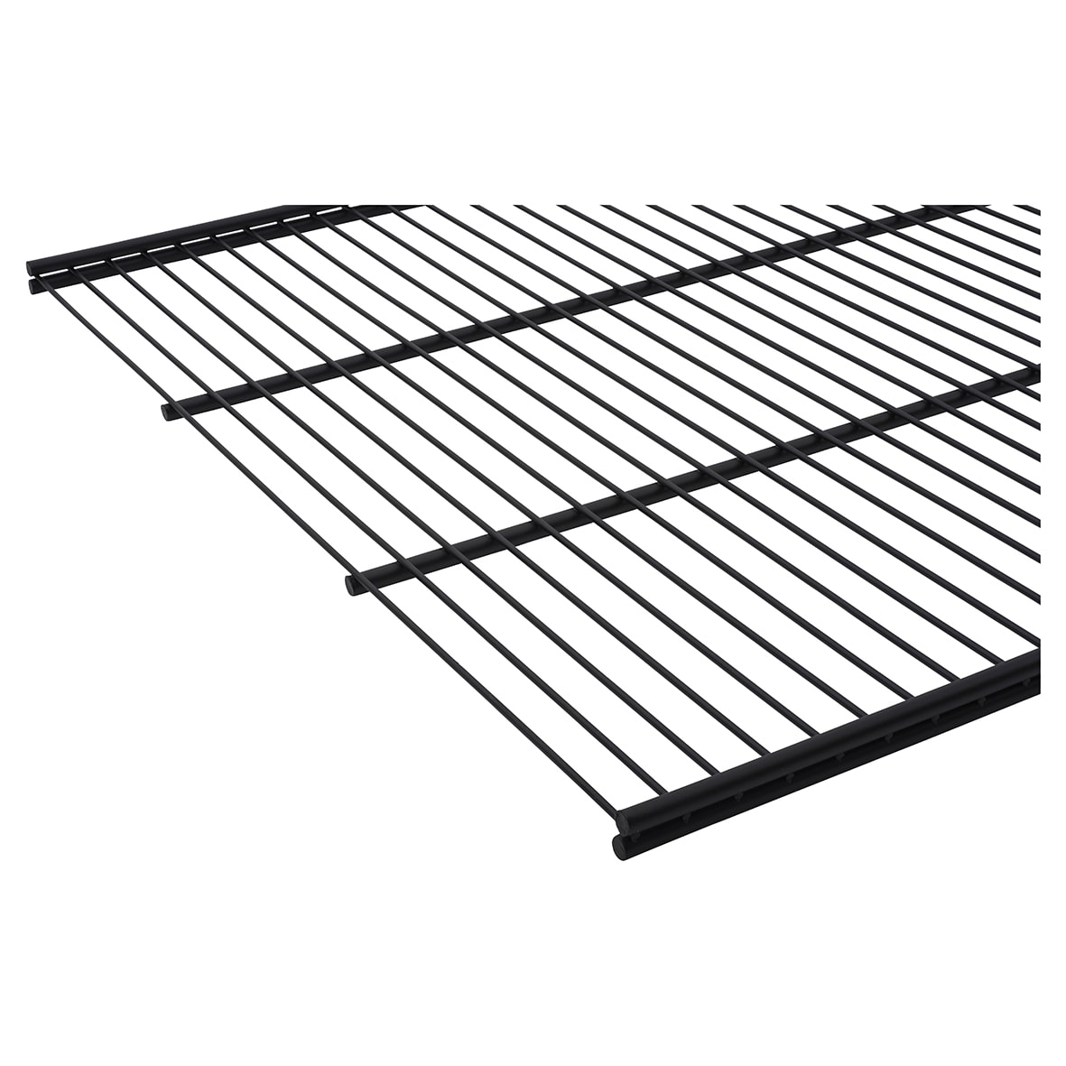 Top Track System - Ventilated Shelf - 600 x 400mm - Black
