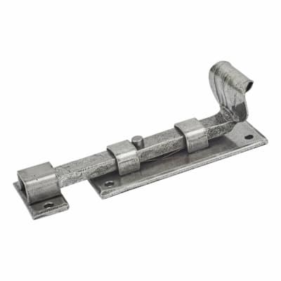Pewter Straight Barrel Bolt - 90 x 37mm