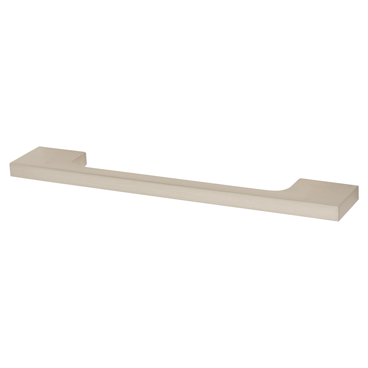Bibury 8mm Slim D-Bar Cabinet Pull Handle - 160mm Centres - Satin Nickel
