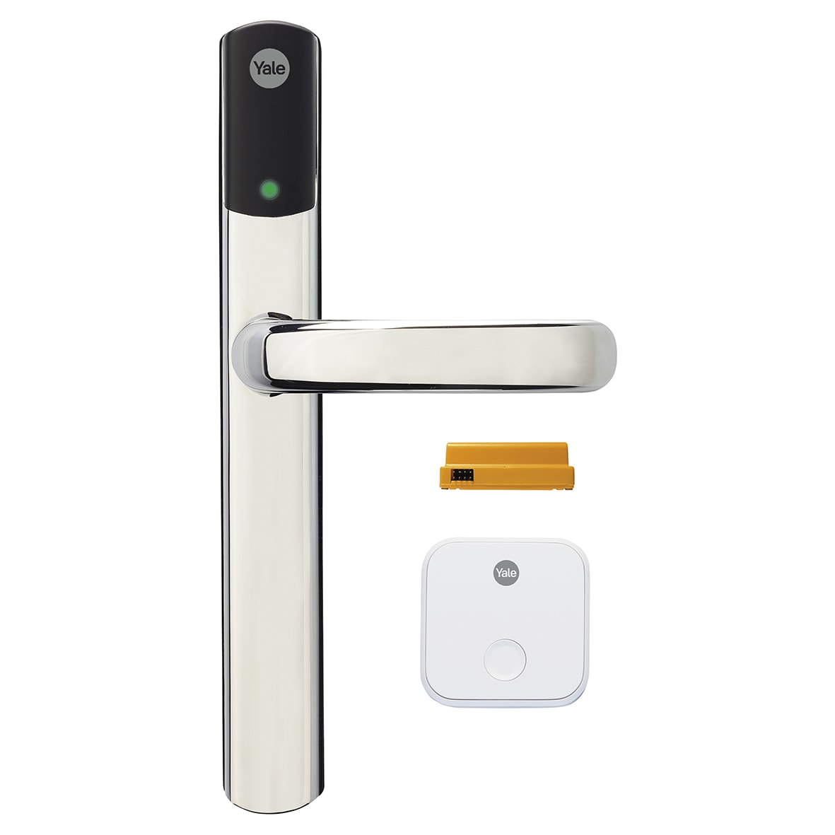 Polished Chrome Conexis L2 Electronic Multipoint Smart Lock Door Handles - SD-L2000-CH