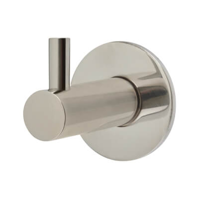 Single Coat Hook - 35 x 25mm - Polished Stainless Steel