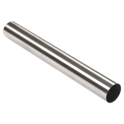 25mm Round Stainless Steel Hanging Rail Tube - 2438mm Length - Brushed Stainless Steel