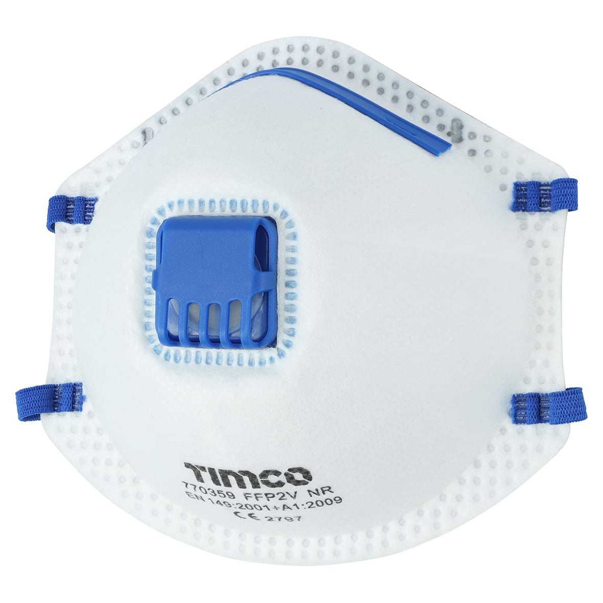 Moulded Valved Mask - - Pack of 3
